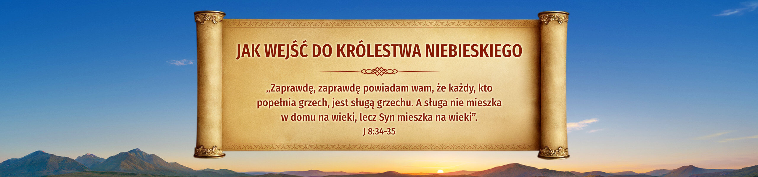 Jak wejść do królestwa niebieskiego